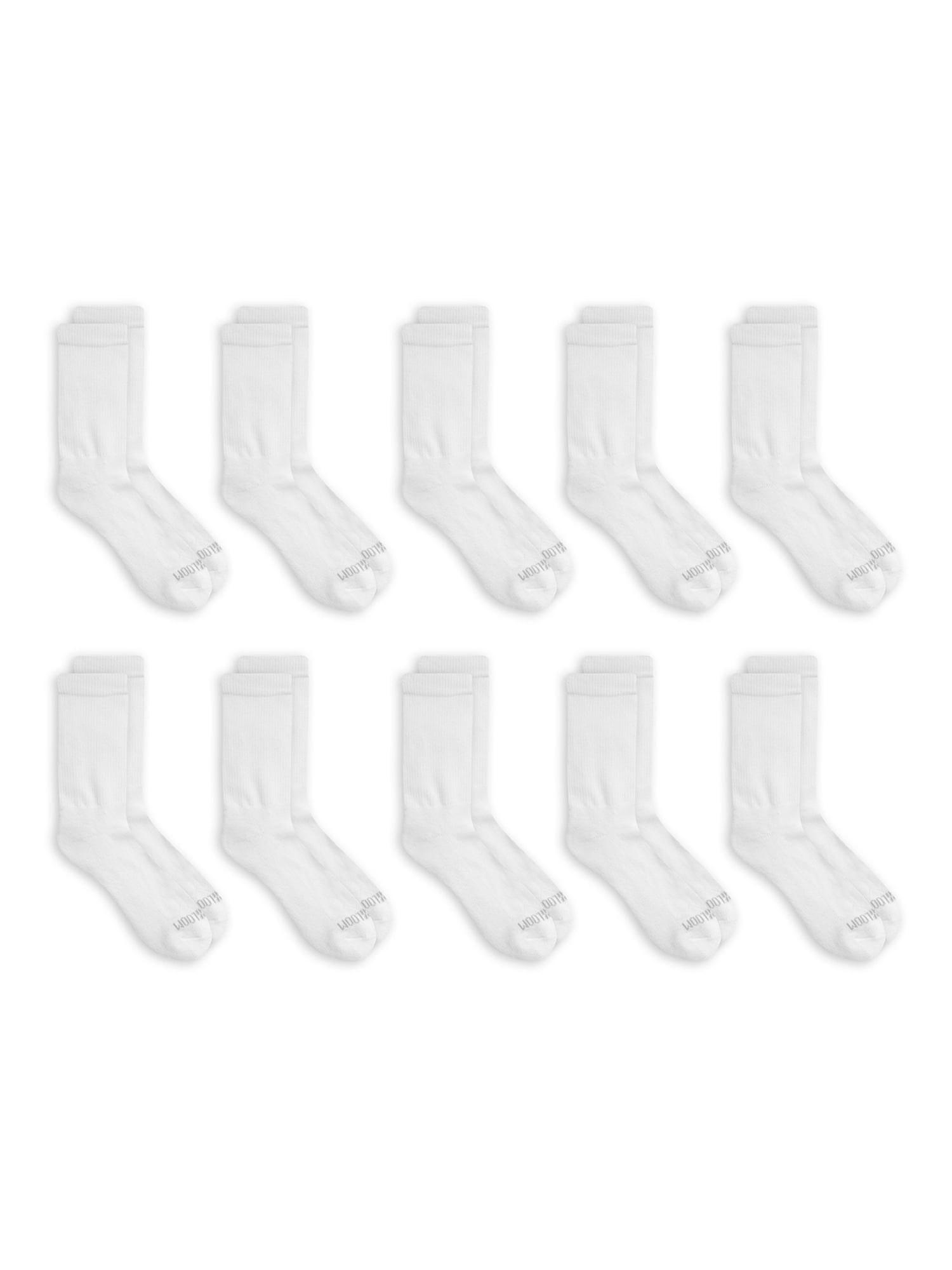 Fruit of the Loom Women's Soft, Quick-Drying Cushion Crew Socks ...