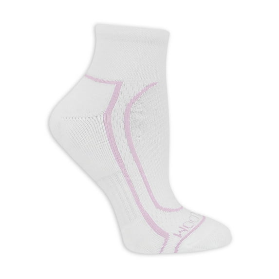 Fruit of the Loom Women's CoolZone Cotton Cushioned Crew Socks 5 Pack
