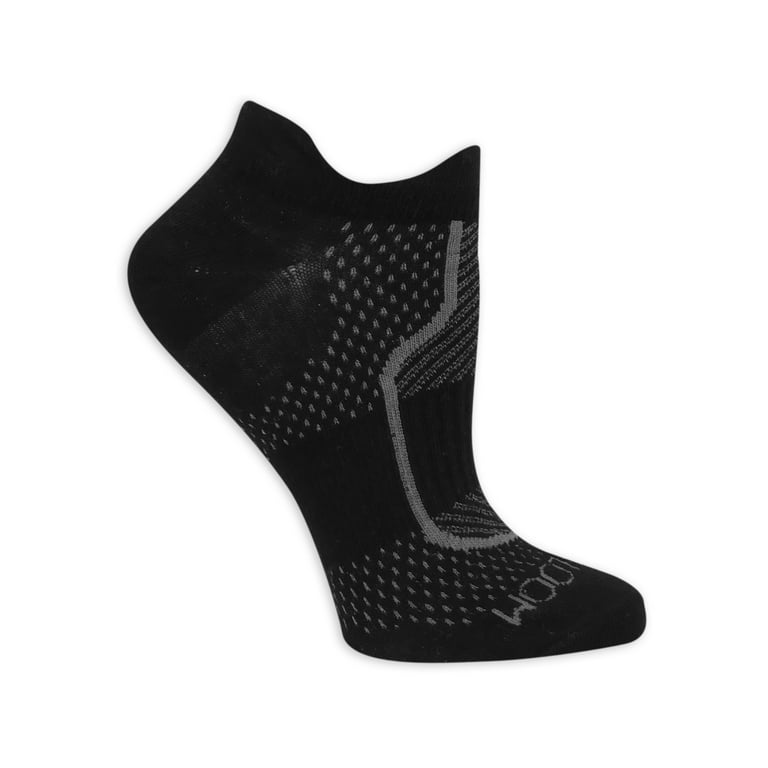 Cushion Fashion No Show Socks- Classic Heel/Toe Design (2 Pair