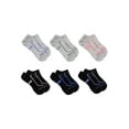 thumbnail image 1 of Fruit of the Loom Women's CoolZone Cotton Lightweight No Show Socks, 6 Pack, 1 of 6