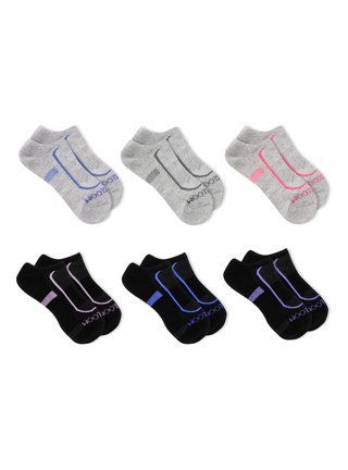 Fruit of the Loom Coolzone No-Show Tab Socks for Women, Black