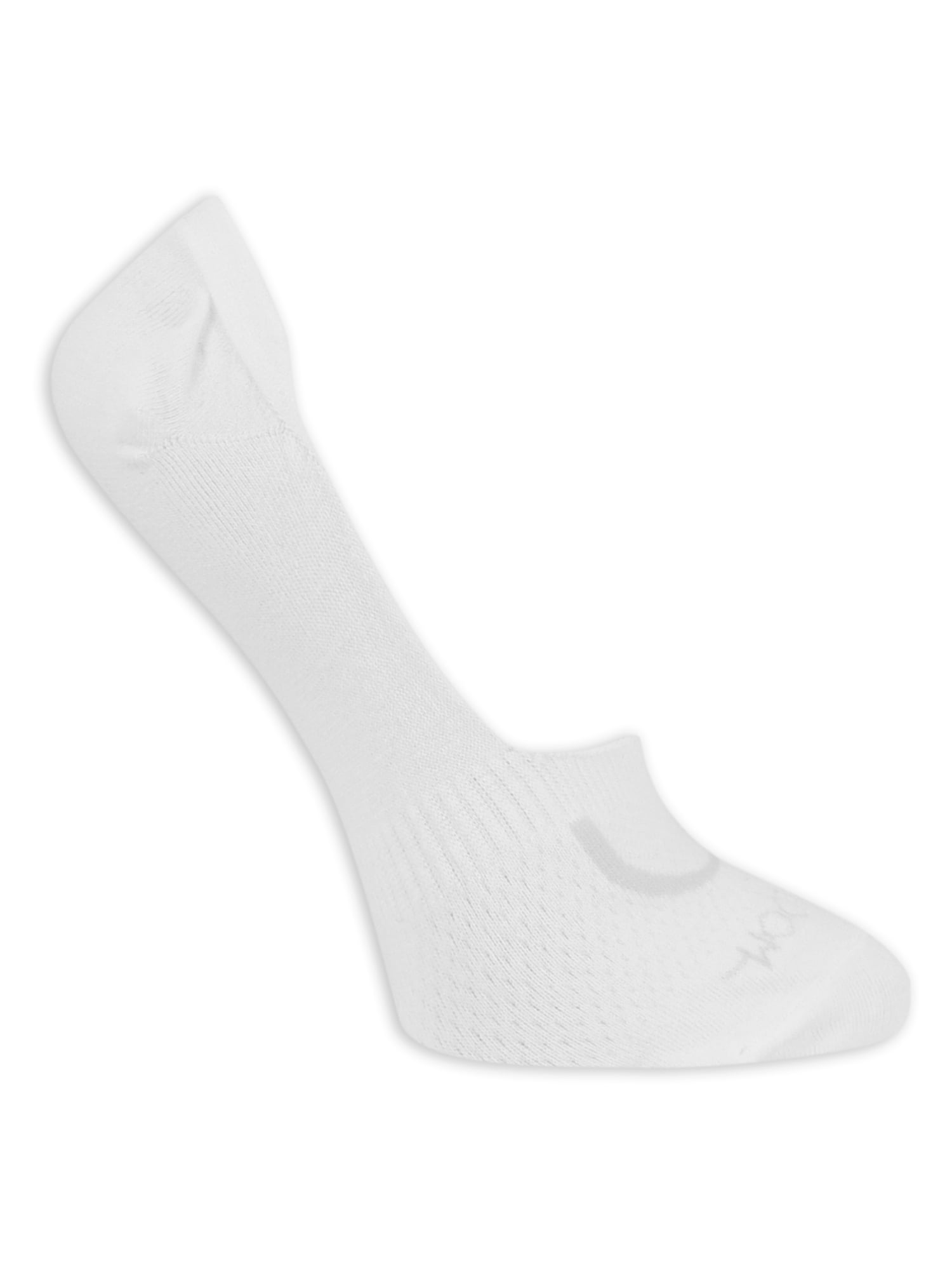 Fruit of the Loom Women's CoolZone Cotton Non Slip Liner Socks, 6Pack
