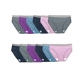 thumbnail image 1 of Fruit of the Loom Women's Cotton Bikini Underwear, 12-Pack, 1 of 13