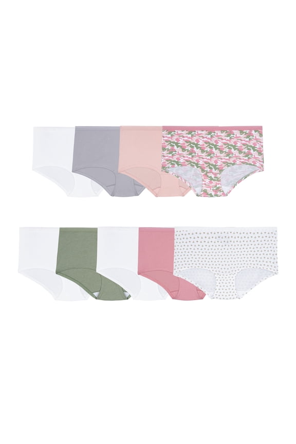 Women's Cotton Boy Short Underwear, 6+3 Bonus Pack