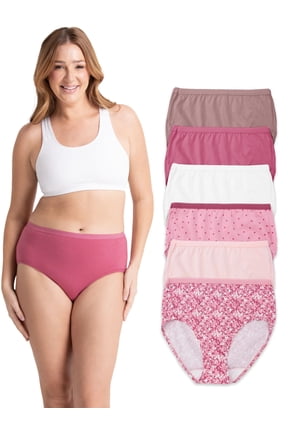 Women's Cotton Brief Underwear, 6-Pack