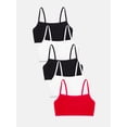 thumbnail image 1 of Fruit of the Loom Women's Cotton Cami Bralette, 5-Pack, Sizes XS-4XL, 1 of 9