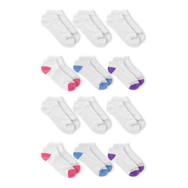 Fruit of the Loom Women's Cotton Comfort No Show Socks 12 Pack ...
