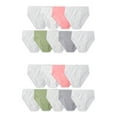 thumbnail image 1 of Fruit of the Loom Women's Cotton Hi-Cut Brief Underwear, Bonus 18-Pack Bundle, 1 of 6