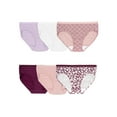 thumbnail image 1 of Fruit of the Loom Women's Cotton Hipster Underwear, 6-Pack, 1 of 14