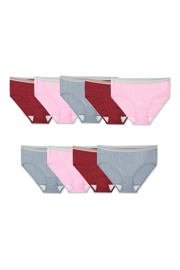 Women's Cotton Low-Rise Brief Underwear, 6+3 Bonus Pack
