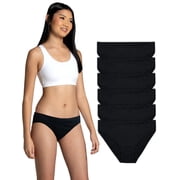 Fruit of the Loom Women's Cotton Stretch Bikini Underwear, 12-Pack