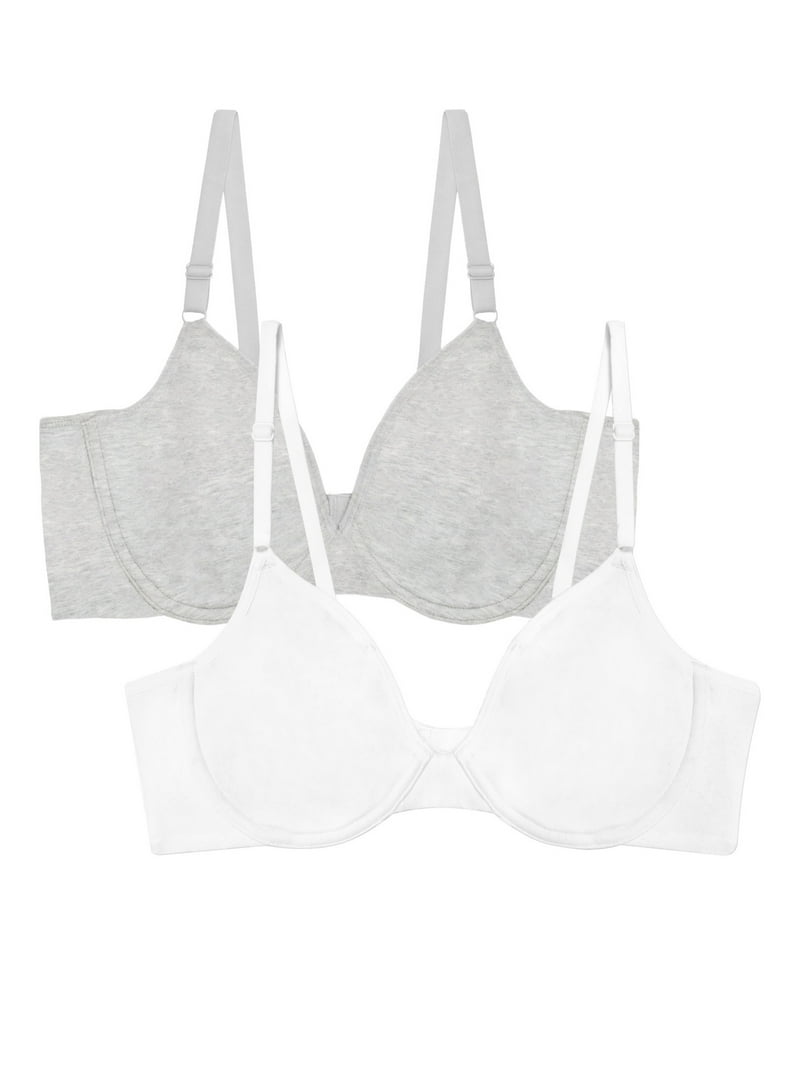 Fruit of the Loom Women's Cotton Stretch Unlined Comfort Bra