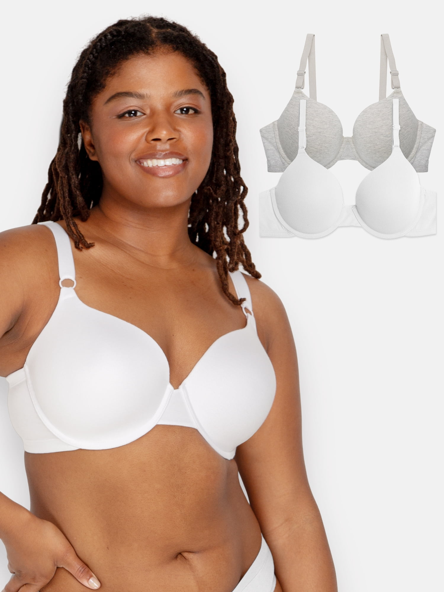 Fruit of the Loom Women's Seamless Comfy Longline Back Smoothing