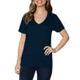 thumbnail image 1 of Fruit of the Loom Women's Crafted Comfort Artisan V-Neck T-Shirt, 1 of 5