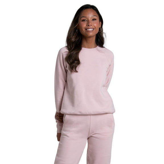 Fruit of the Loom Women's Crafted Comfort Fleece Crew Sweatshirt, Sizes S-2XL
