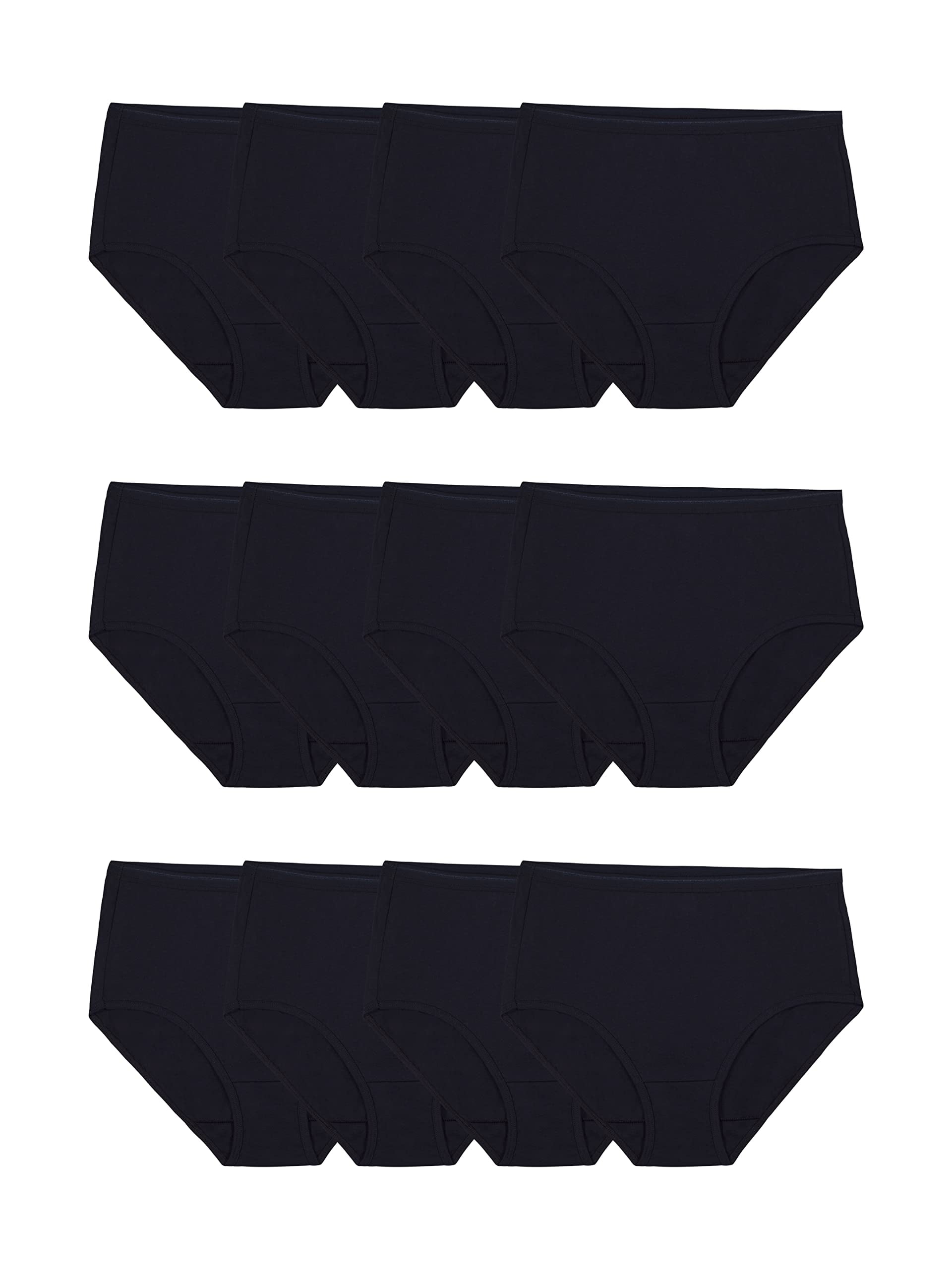 Fruit of the Loom Women's Eversoft Cotton Brief Underwear, Tag Free Breathable, Available in