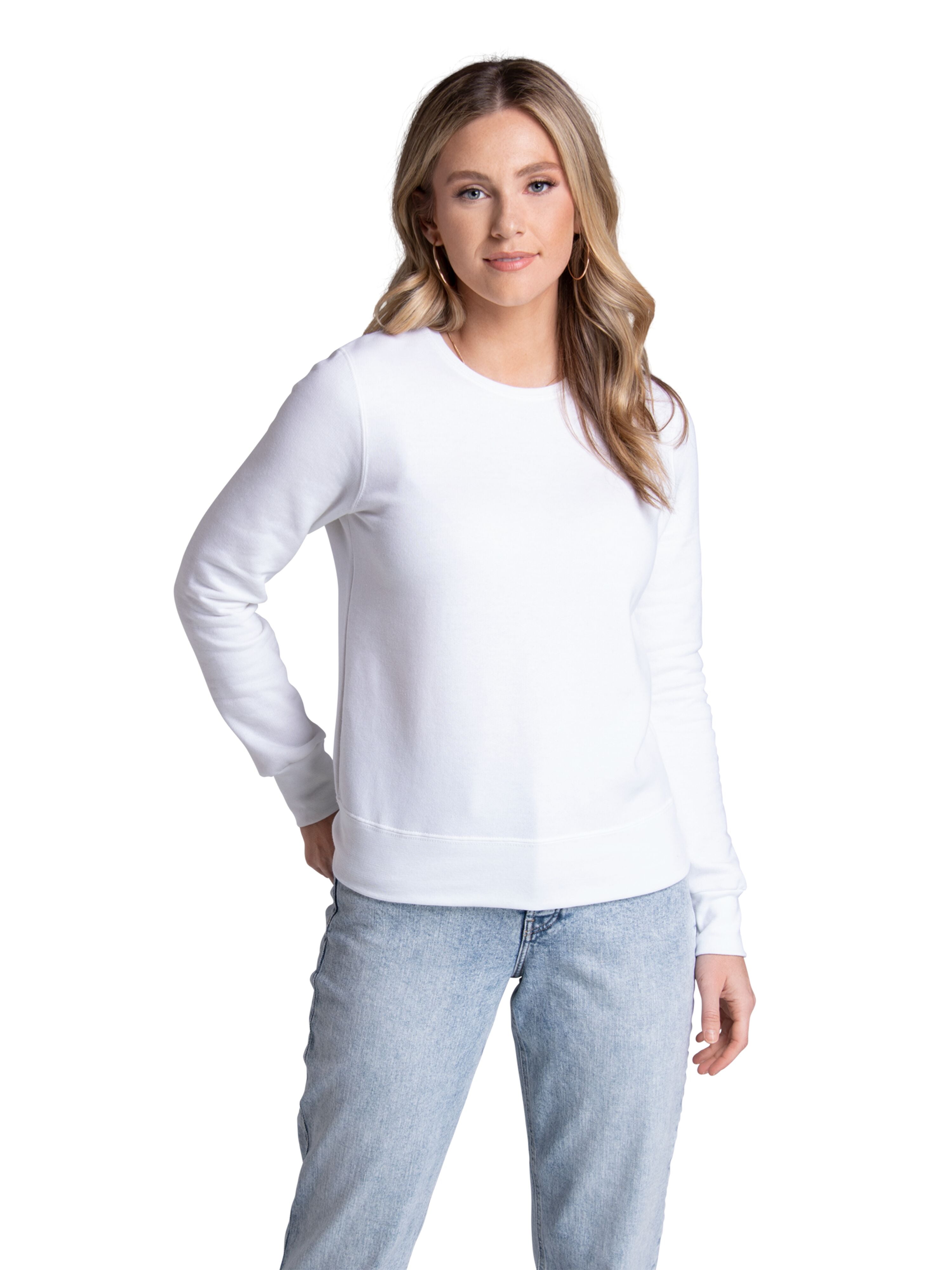 Fruit of the Loom Women's Eversoft Fleece Crewneck Sweatshirt - Walmart.com