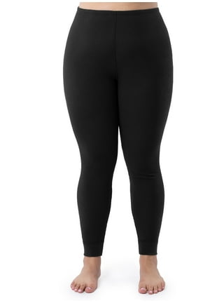 Truactivewear Thermals Thermal Sets Moisture Wicking Super Soft Stretchy  Solid Long Underwear (Women's) 2 Pack 