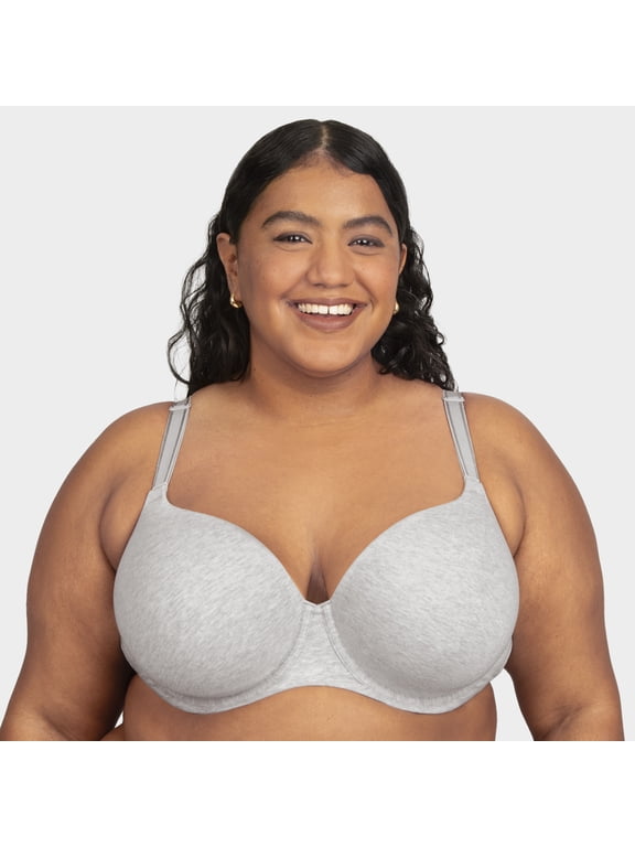 Women's Fit for Me 360 Stretch Plus Size Cotton T-Shirt Bra