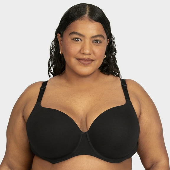 Fruit of the Loom Women's Fit for Me 360 Stretch Plus Size Cotton T-Shirt Bra