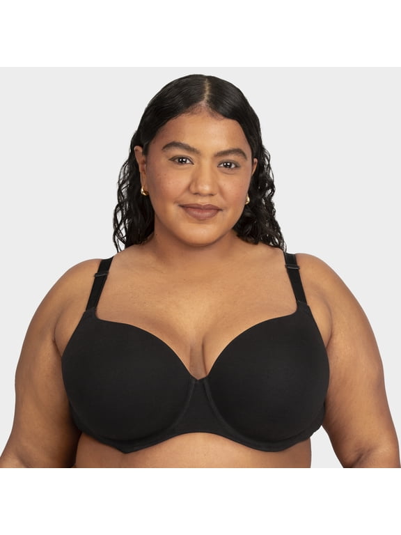 Women's Fit for Me 360 Stretch Plus Size Cotton T-Shirt Bra