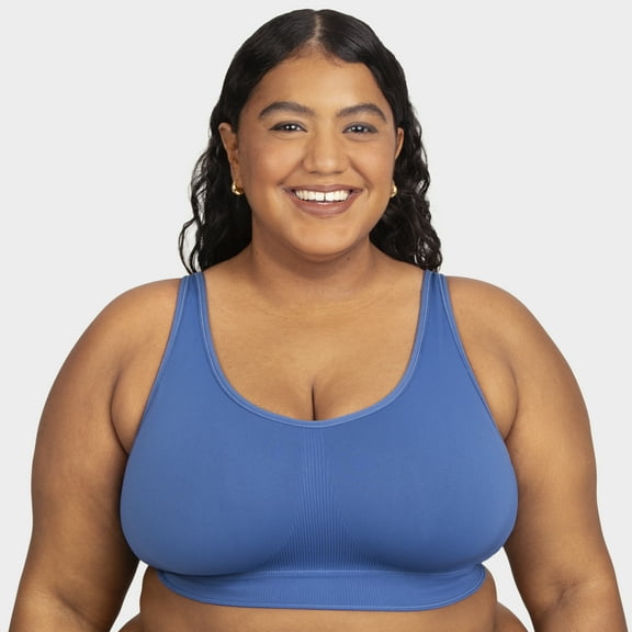 Fruit of the Loom Women's Fit for Me 360 Stretch Plus Size Supportive Seamless Bra