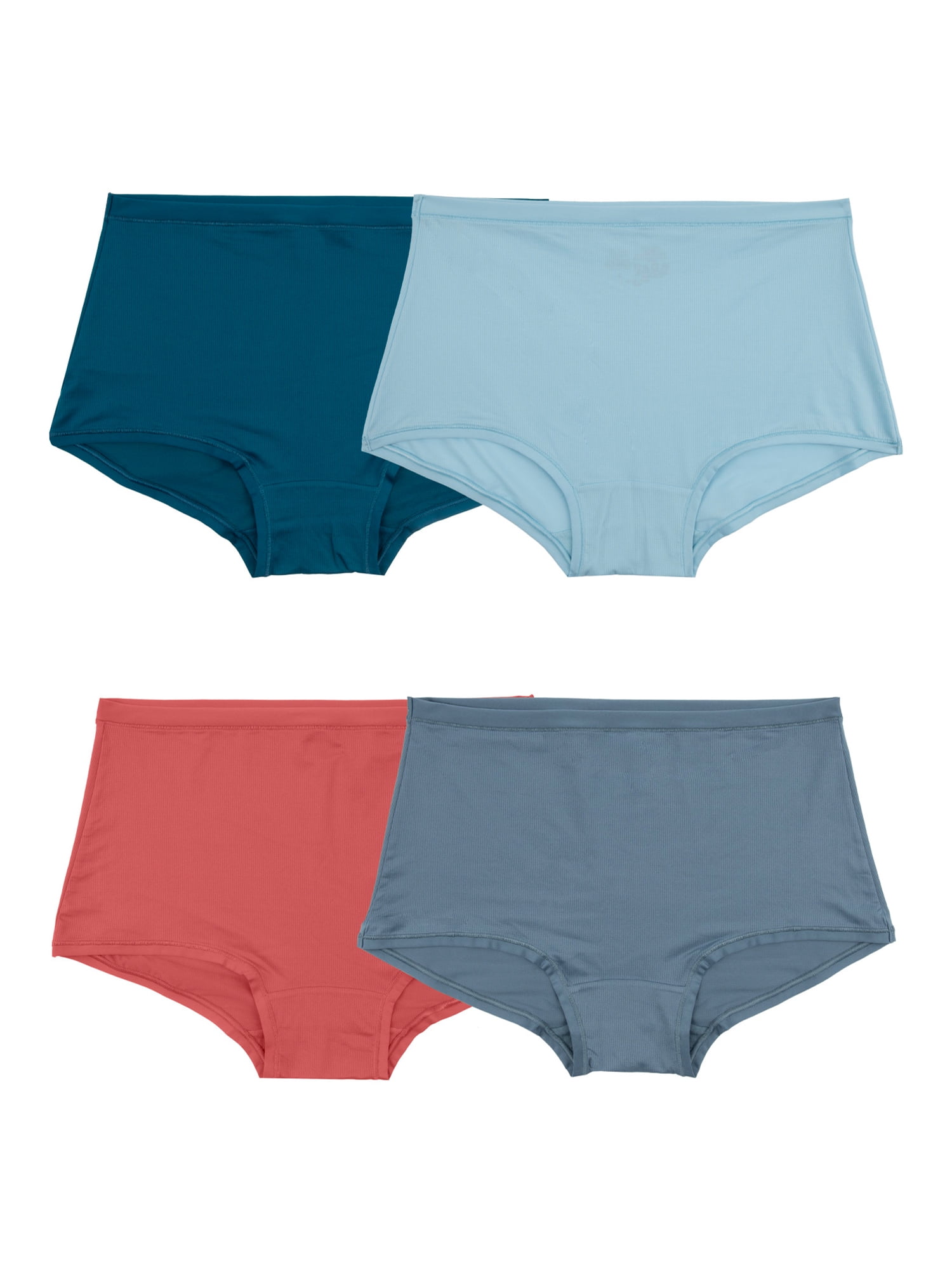 16 Pieces Fruit Of The Loom Women's Seamless Boy Shorts 3-Pack