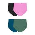 thumbnail image 1 of Fruit of the Loom Women's Getaway Collection, Cooling Mesh Brief Underwear, 4-Pack, 1 of 13