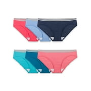 Fruit of the Loom Women's Heather Low-Rise Hipster, 6 Pack