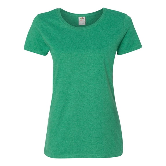Fruit of the Loom Women's Hemmed Sleeves Heavy Cotton T-Shirt