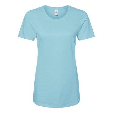 Fruit of the Loom Cotton V Neck Tee Shirt (Pack of 3) (Women) - Walmart.com