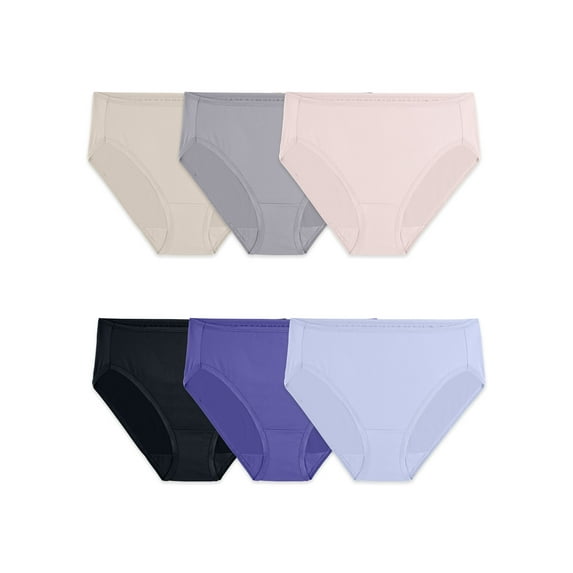 Fruit of the Loom Women's Microfiber Underwear, 6-Pack