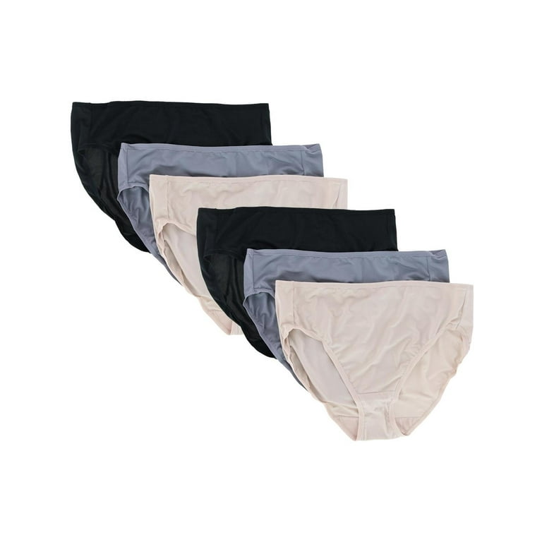 Fruit of the Loom Women's Microfiber Brief Underwear (6 Pack)