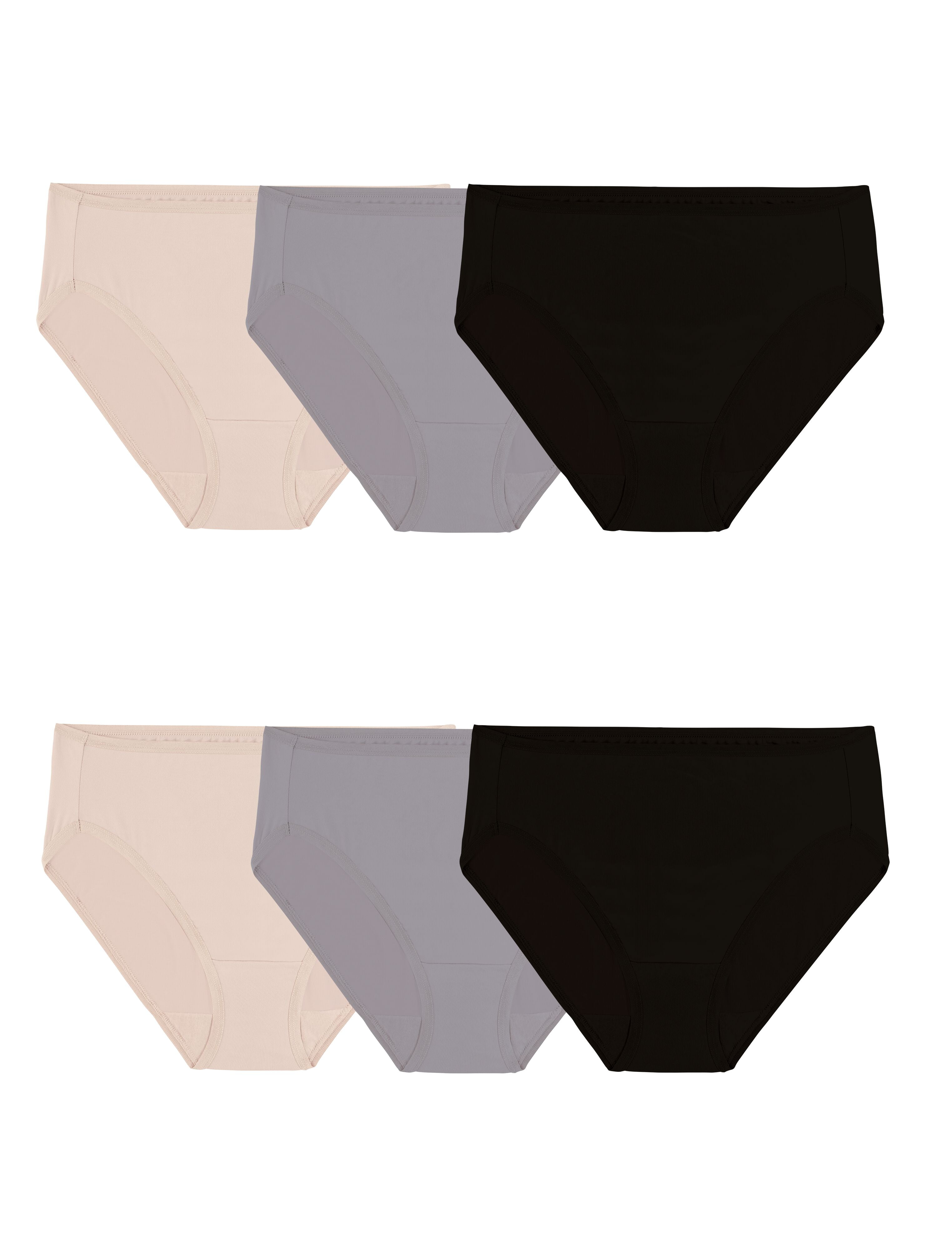 Women's Microfiber Underwear, 6-Pack