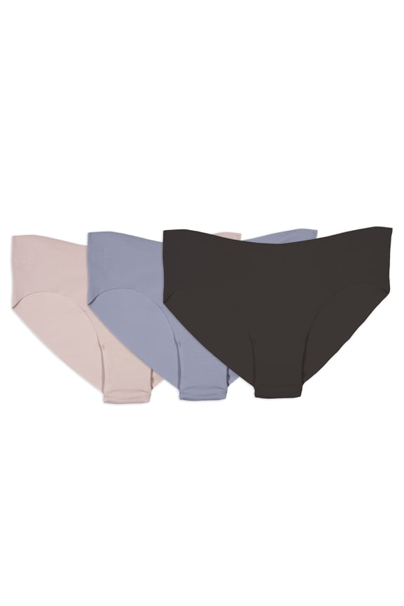 Women's No Show Cheeky Underwear, 3-Pack