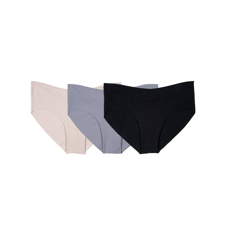 Fruit of the Loom Women's No Show Hipster Underwear, 3 Pack, Sizes