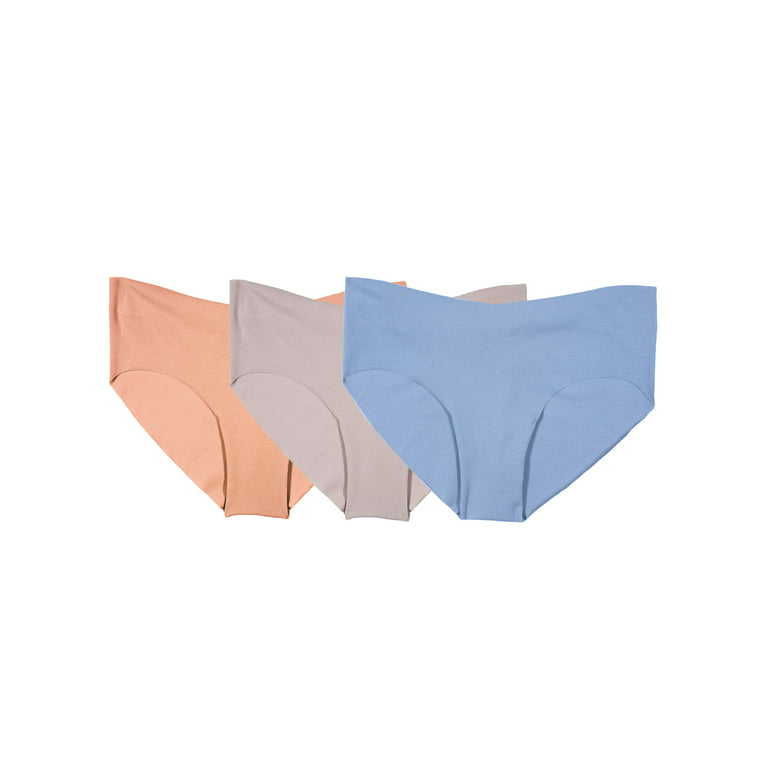 Fruit of the Loom Women's No Show Hipster Underwear, 3 Pack, Sizes 5-9