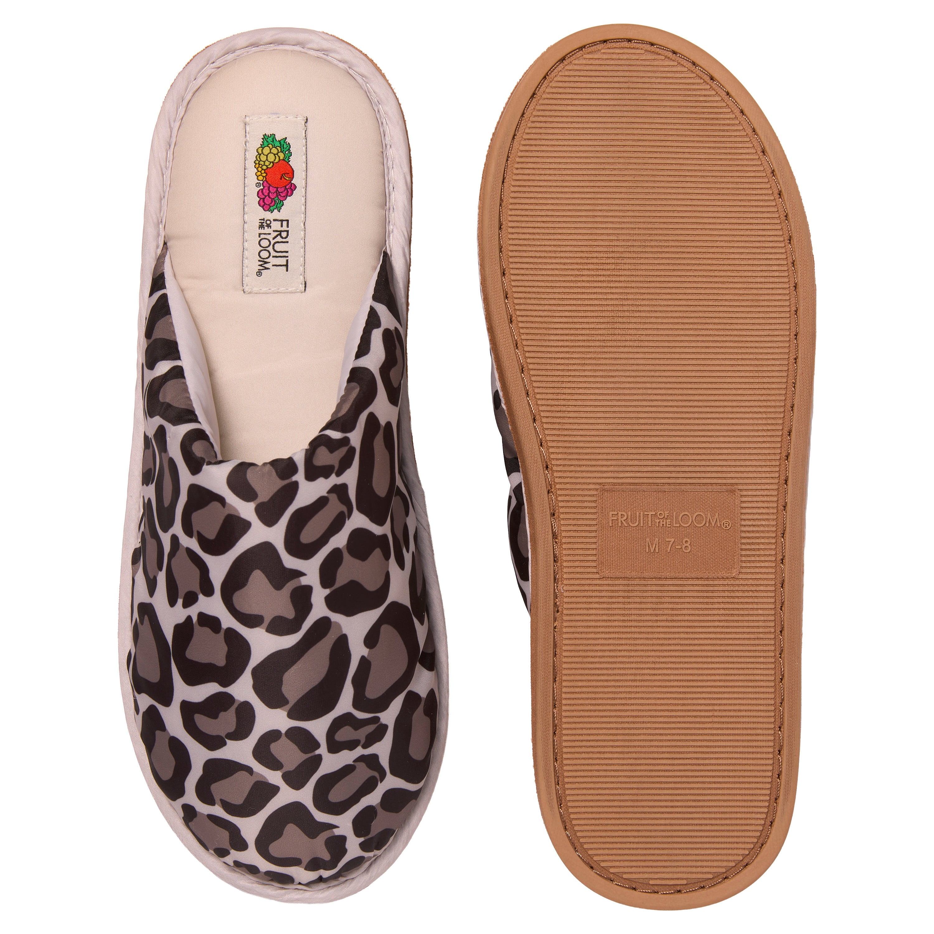 Fruit of the Loom Women's Nylon Padded Slippers