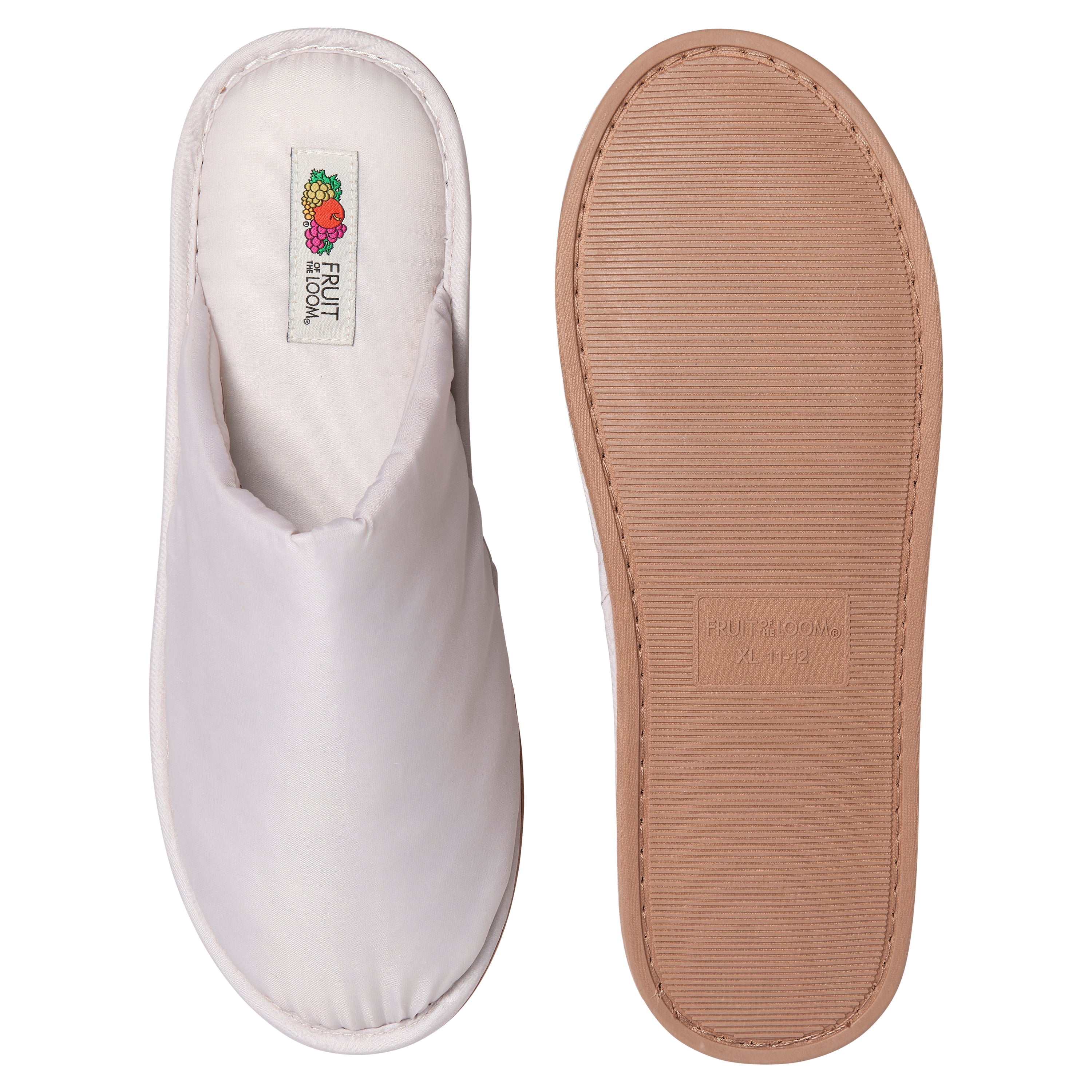 Fruit of the Loom Women's Nylon Padded Slippers