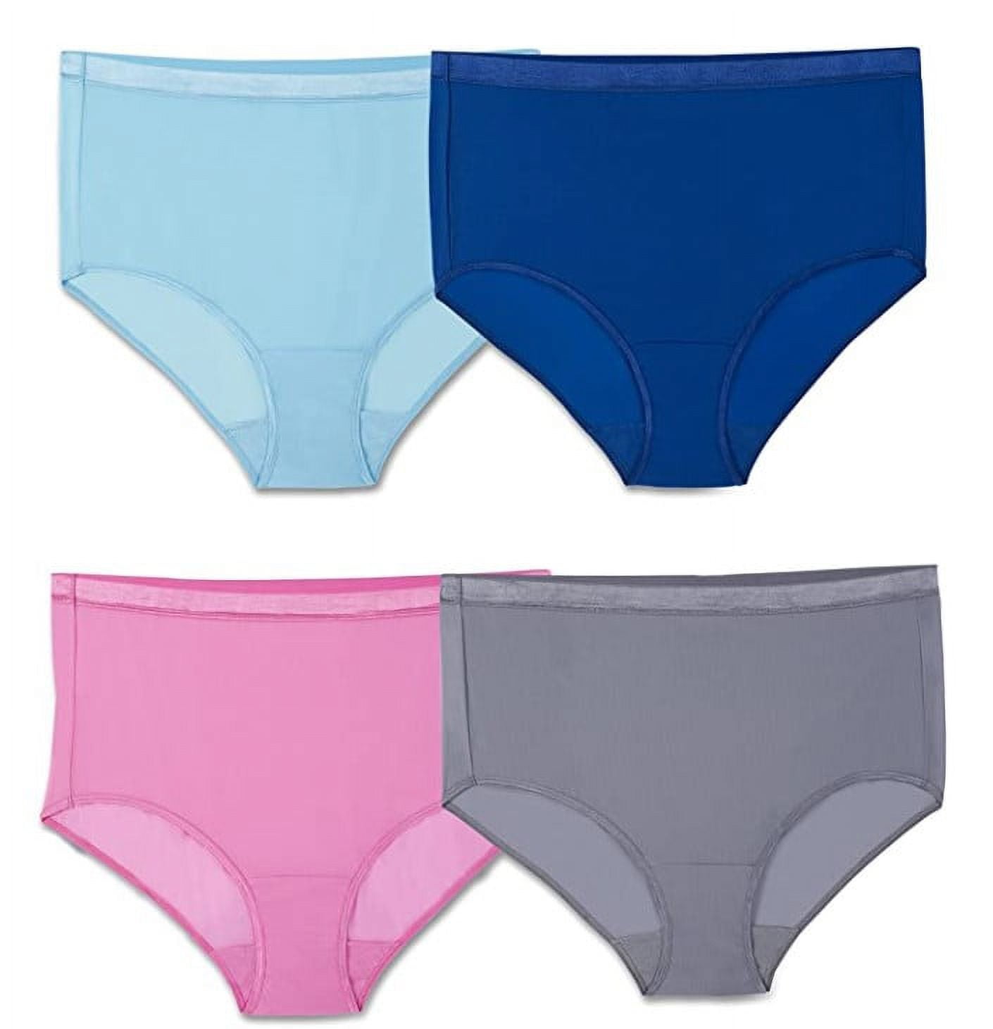 Shop Fruit of the Loom Women's Plus Size 4Pack FFM Everlight Brief