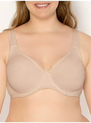 AISILIN Women's Wireless Plus Size Bra Cotton Support Comfort Unlined Sleep  Beige 34B at  Women's Clothing store