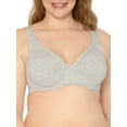 thumbnail image 1 of Fruit of the Loom Women's Plus Size Beyond Soft Cotton Unlined Underwire Bra, Style FT813, 1 of 2