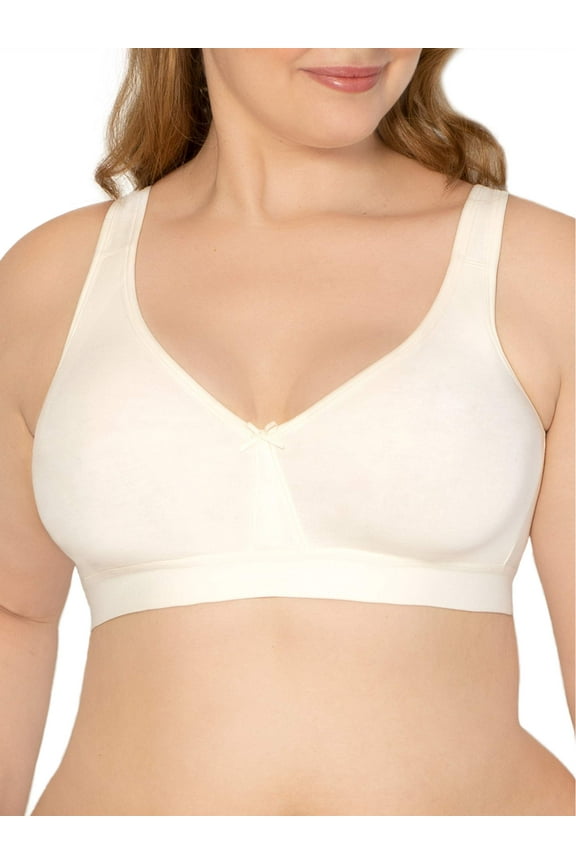Women's Plus Size Beyond Soft Wireless Cotton Bra, Style FT811