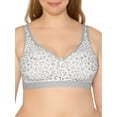 thumbnail image 1 of Fruit of the Loom Women's Plus Size Beyond Soft Wireless Cotton Bra, Style FT811, 1 of 4