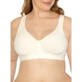 thumbnail image 1 of Fruit of the Loom Women's Plus Size Beyond Soft Wireless Cotton Bra, Style FT811, 1 of 4
