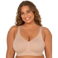 thumbnail image 1 of Fruit of the Loom Women's Plus Size Beyond Soft Wireless Cotton Bra, Style FT811, 1 of 4