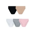 thumbnail image 1 of Fruit of the Loom Women's Premium Breathable Micro-Mesh Hi-Cut Panty, 5 Pack, Sizes 6-10, 1 of 8
