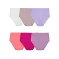 thumbnail image 1 of Fruit of the Loom Women's Premium Ultra Soft Brief Panty, 6 Pack, Sizes 6-10, 1 of 8