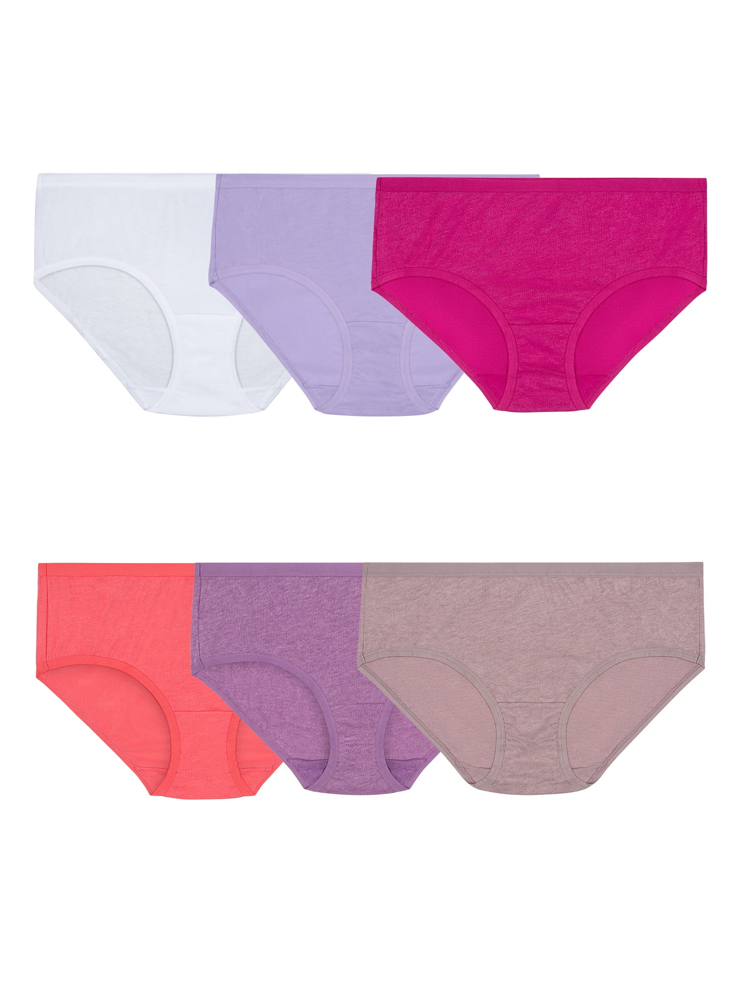 Fruit of the Loom Women's Premium Ultra Soft Hipster Panty, 6 Pack