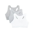 Fruit of the Loom Women's Racerback Style Cotton Sports Bra, 3Pack, Style9012